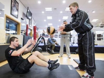 ФОТО: Тренировка Рабченко в Hatton Gym